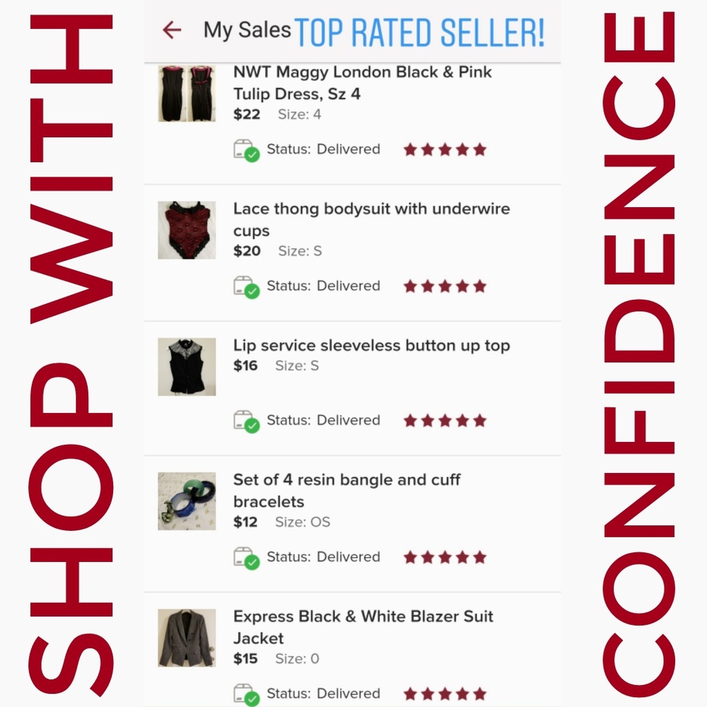 Top Rated Seller! 🌟🌟🌟🌟🌟